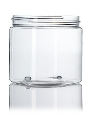 6 oz Clear PET Single Wall Jar 70-400