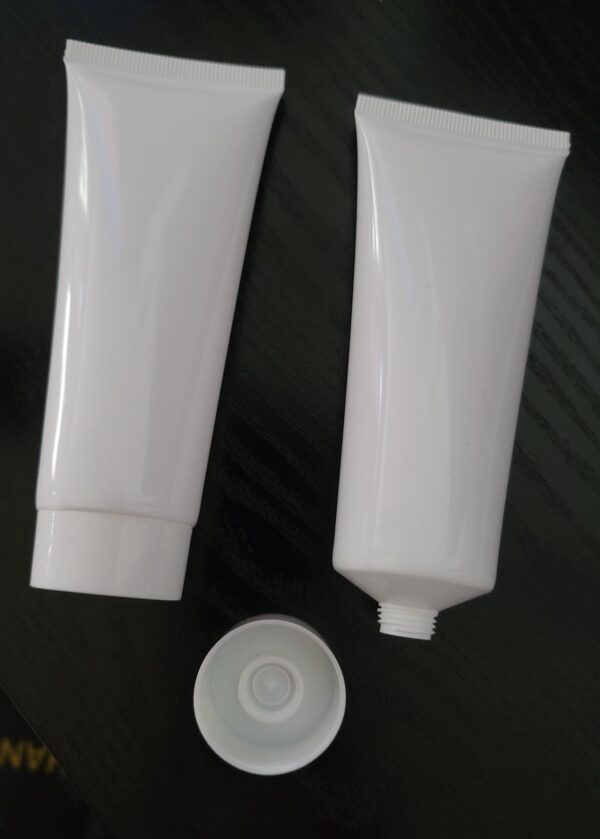 White 4oz Lotion Tube- 1 Dozen